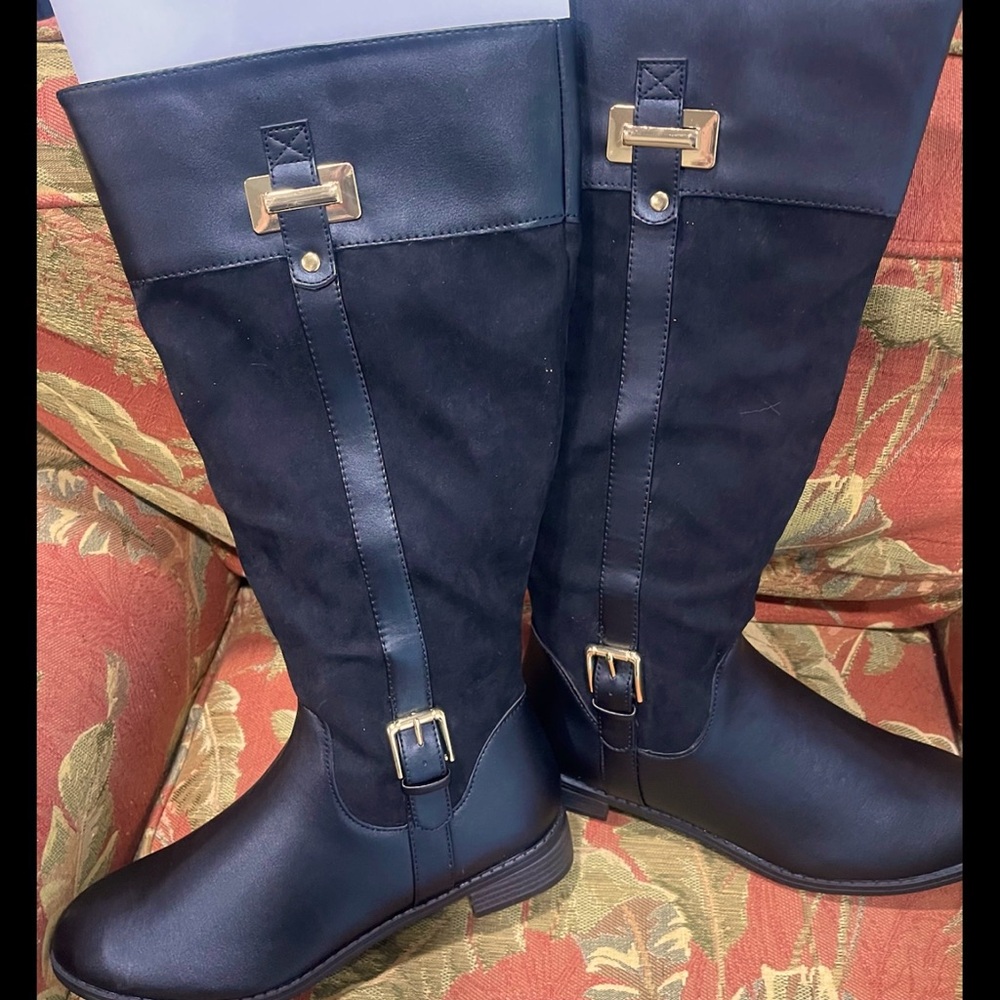 Deliee2 KS WIDE CALF TALL BOOTS NEW 8.5